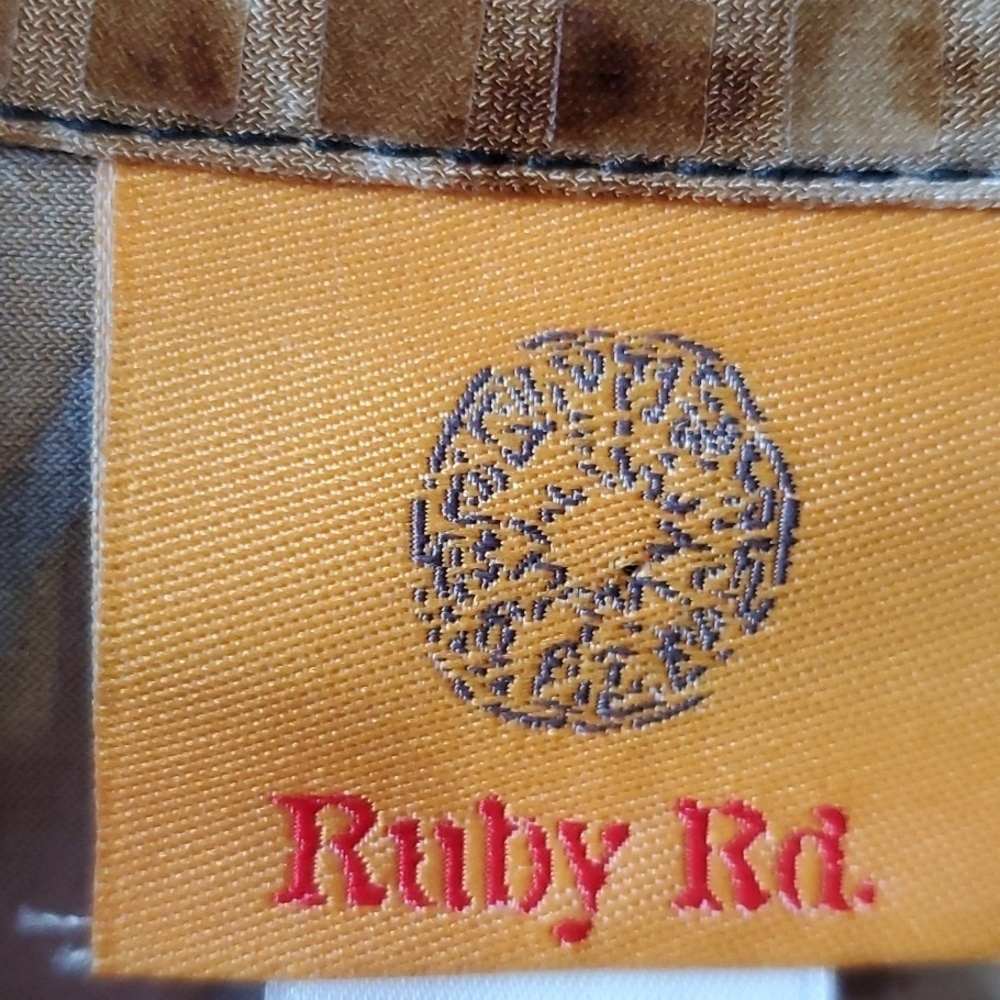 Ruby Rd animal print sequined full zip jacket size 6 front pockets - Picture 2 of 12